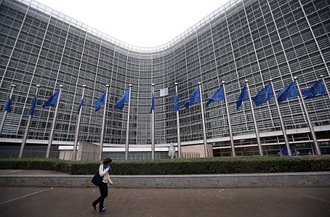 The European Commission building is pictured on October 2014 in Brussels, Belgium. The European Commission building is pictured on October 2014 in Brussels, Belgium.