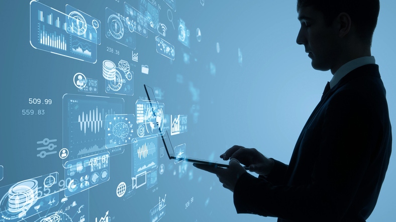 Business and technology concept Business and technology concept