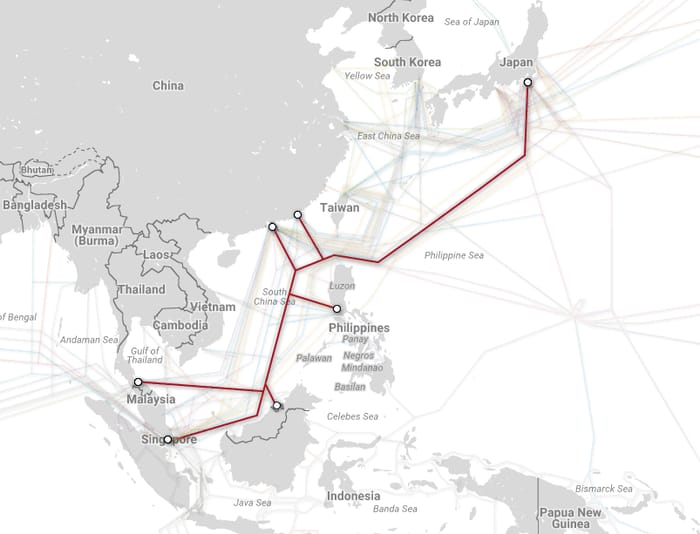Sjc Cable Here are the Submarine Cables Funded by Cloud Giants