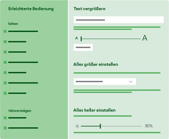 Fenster Bedienungshilfen Windows