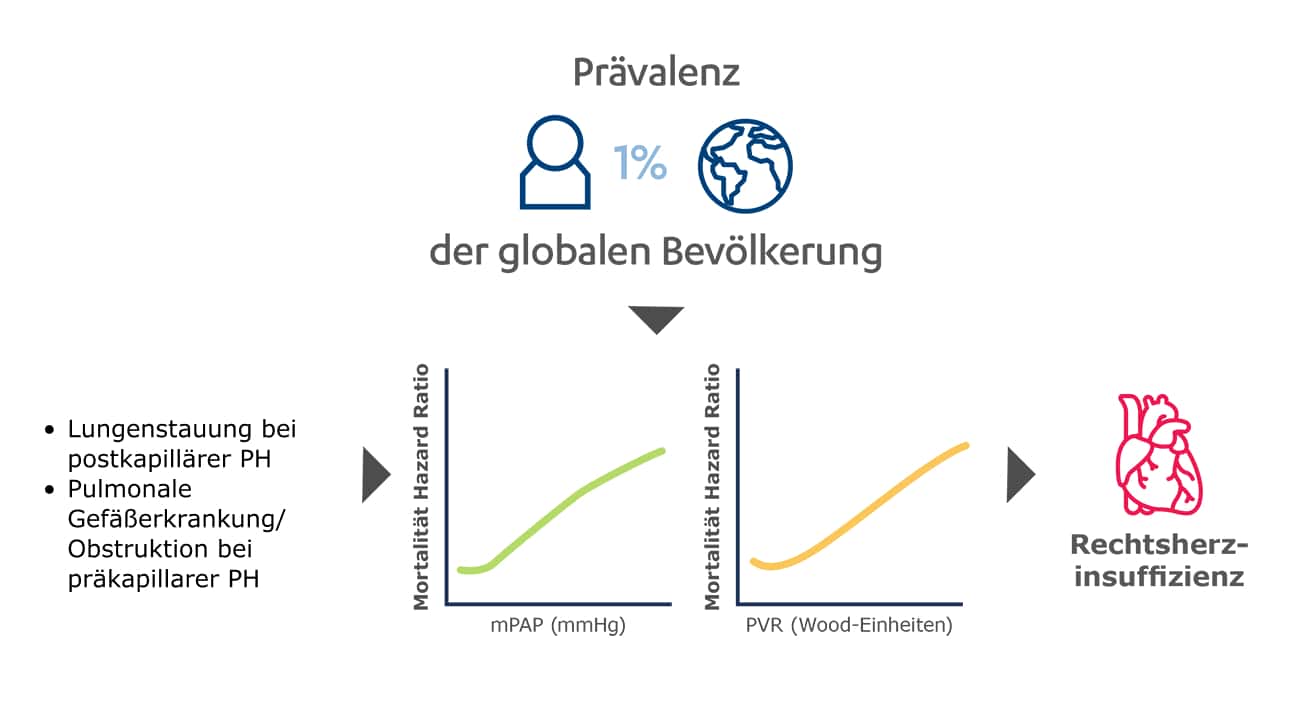 Prävalenz von Lungenhochdruck in der Bevölkerung Prävalenz von Lungenhochdruck in der Bevölkerung