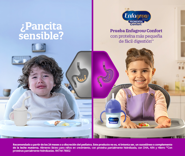 Dos niños pequeños con camisetas ilustradas con un estómago sonriente, simbolizando sensibilidad digestiva y cuidado intestinal.
