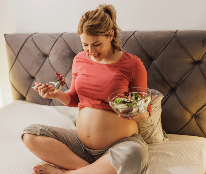 La nutrición y el cuidado en el embarazo consta de ácido fólico, inositol y hierro, importantes en la alimentación prenatal.