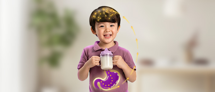 Kenyamanan Pencernaan dan Perkembangan Otak Anak: Apa Hubungannya?