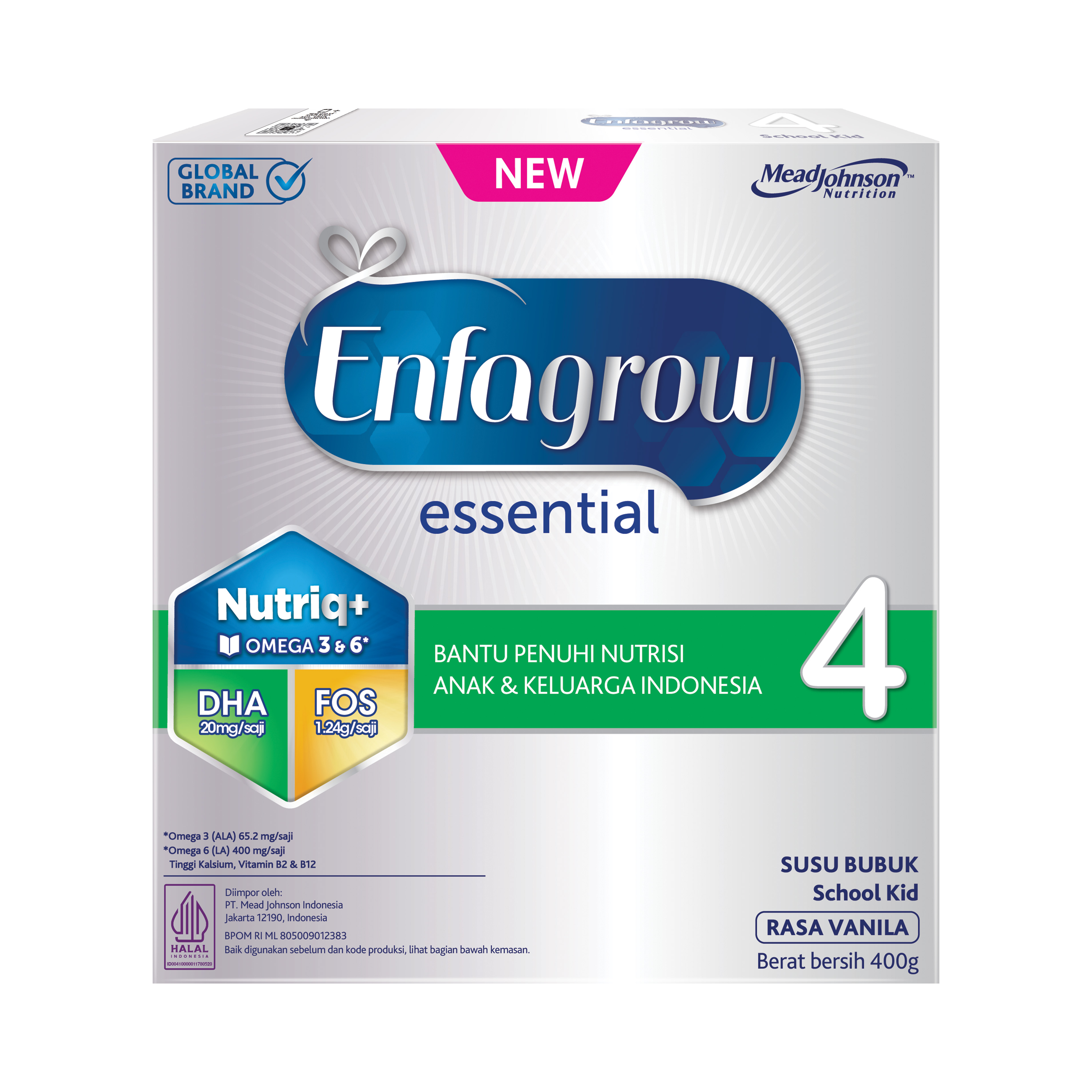 Enfagrow Essential 4 Susu Formula Anak 3 - 12 Tahun 400 gr