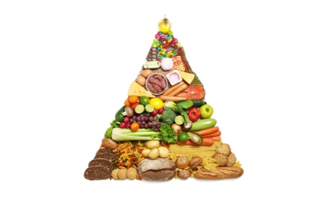 Food pyramid example