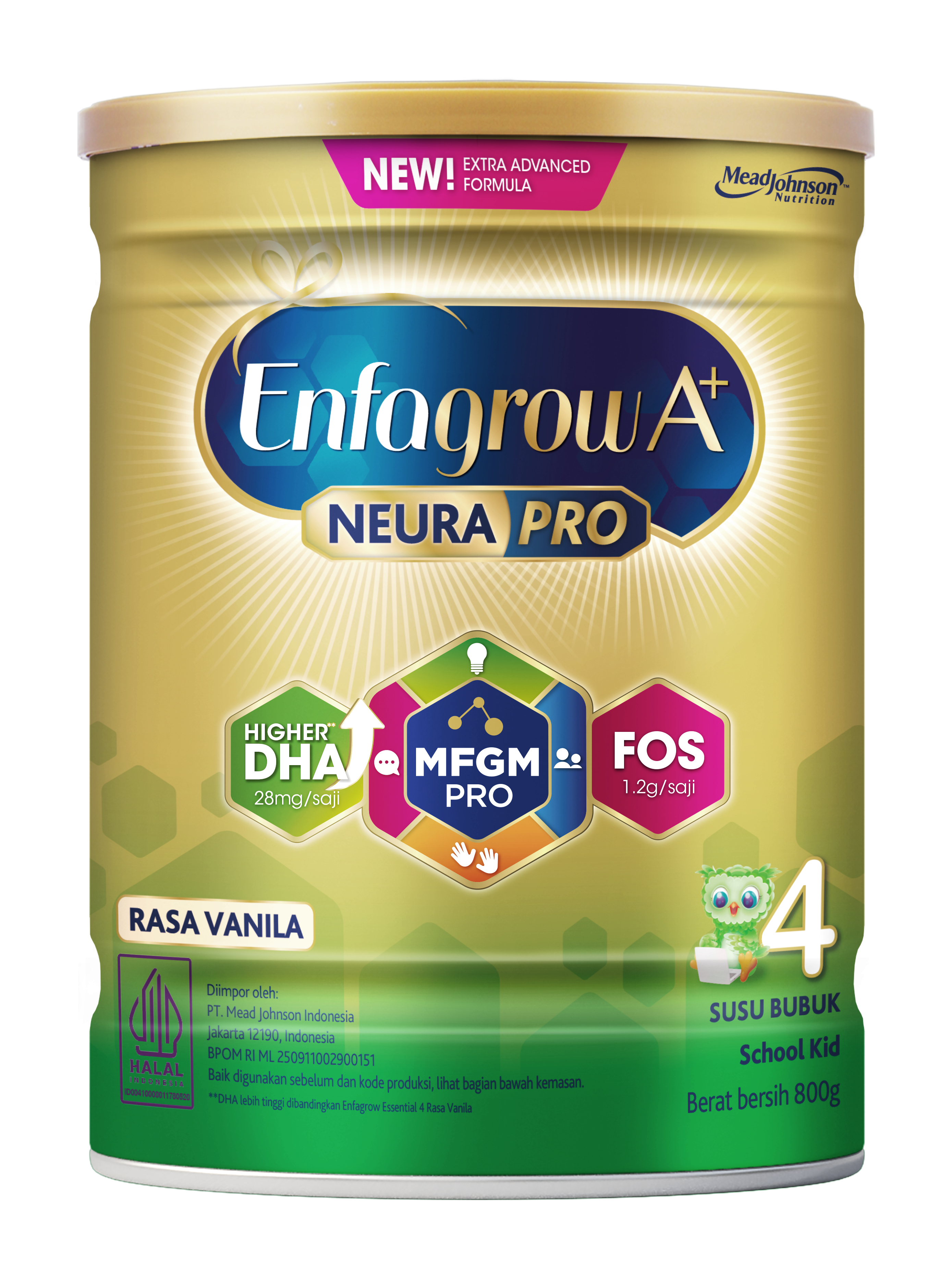 Enfagrow A+ MFGM Pro Tahap 4 Vanila 800g