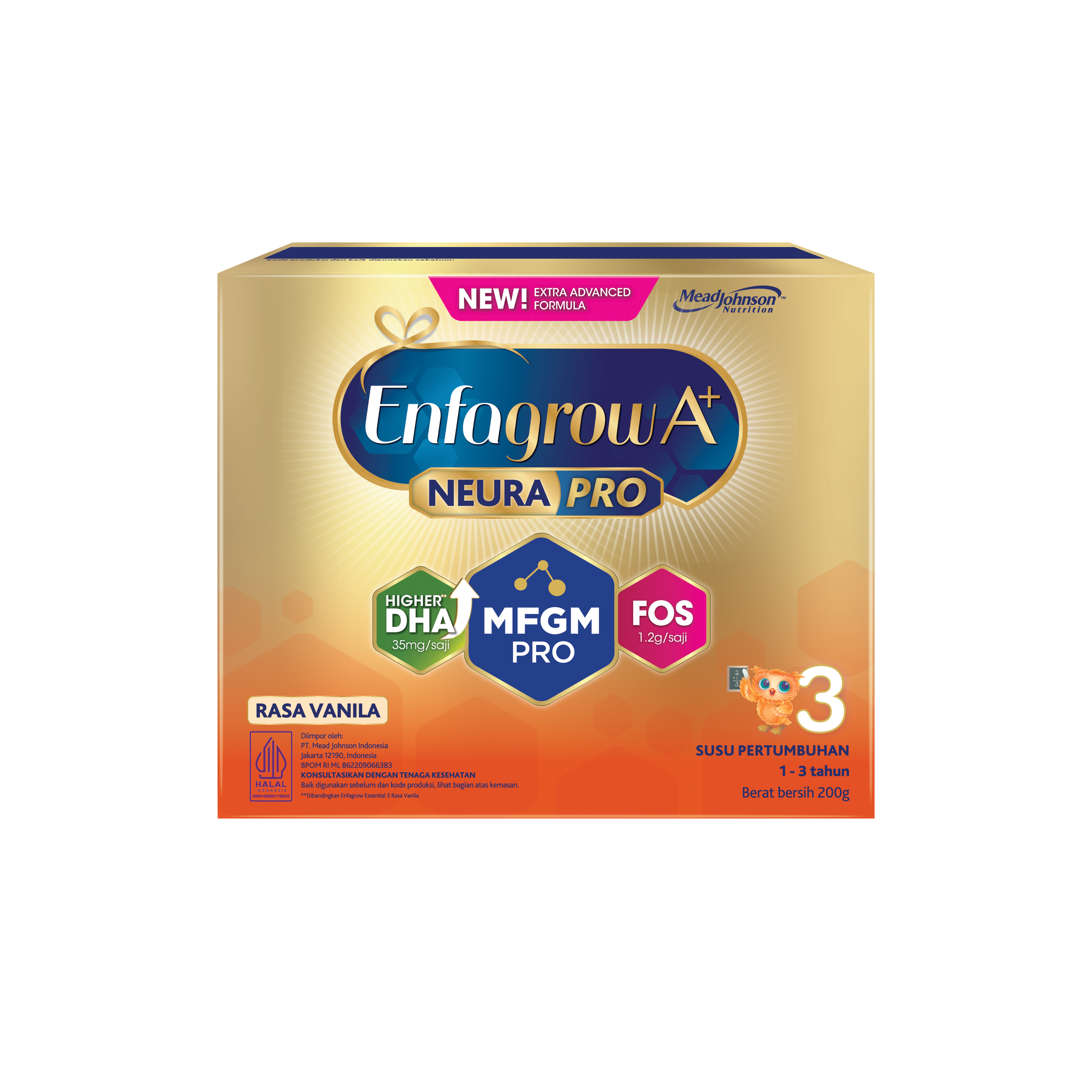 Enfagrow A+ MFGM Pro Tahap 3 Vanila 200g