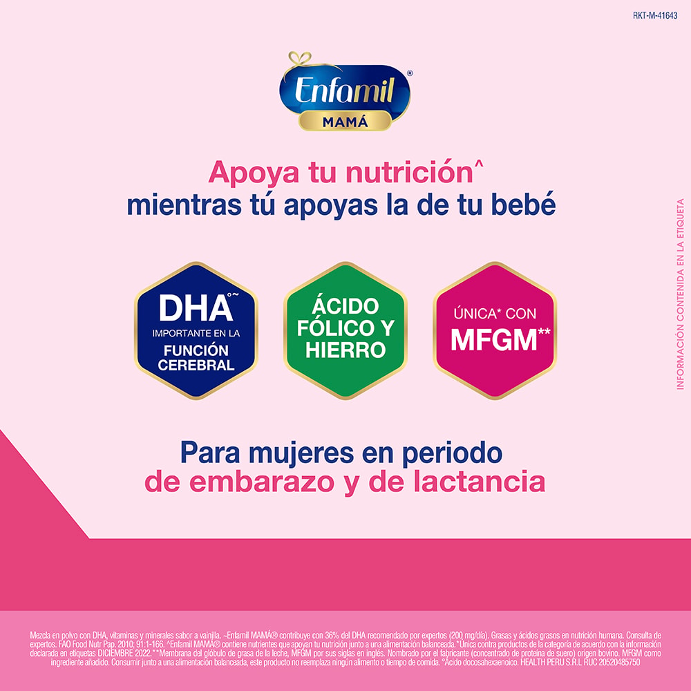 Enfamil Mamá Sabor Vainilla