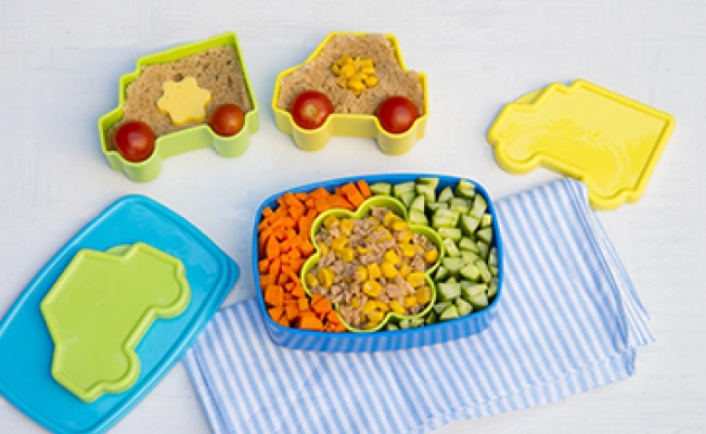 Set of fun food art.