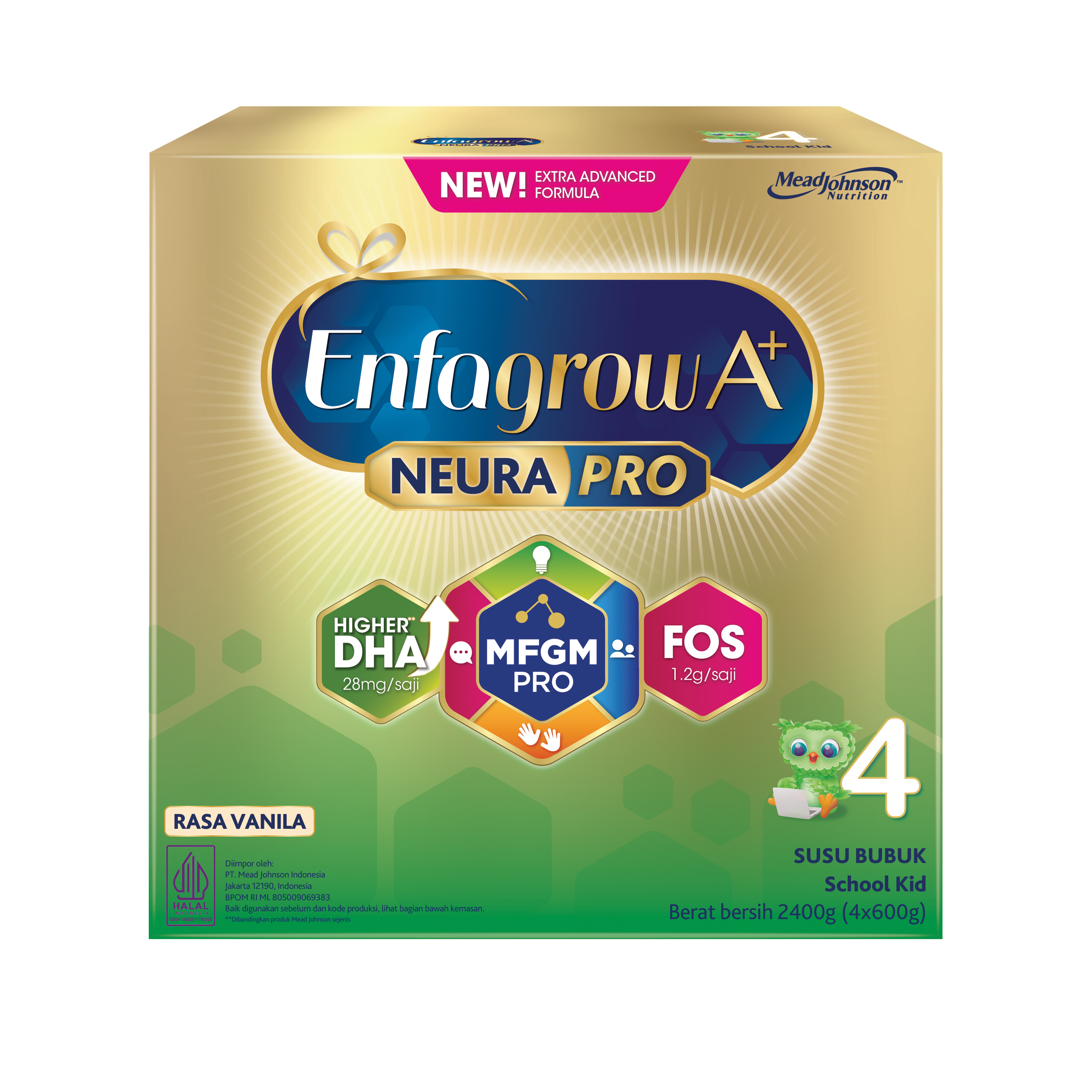 Enfagrow A+ MFGM Pro Tahap 4 Vanila 2400g