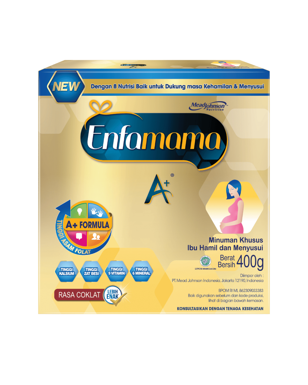 Enfamama A+ Susu Ibu Hamil dan Menyusui Cokelat 400g