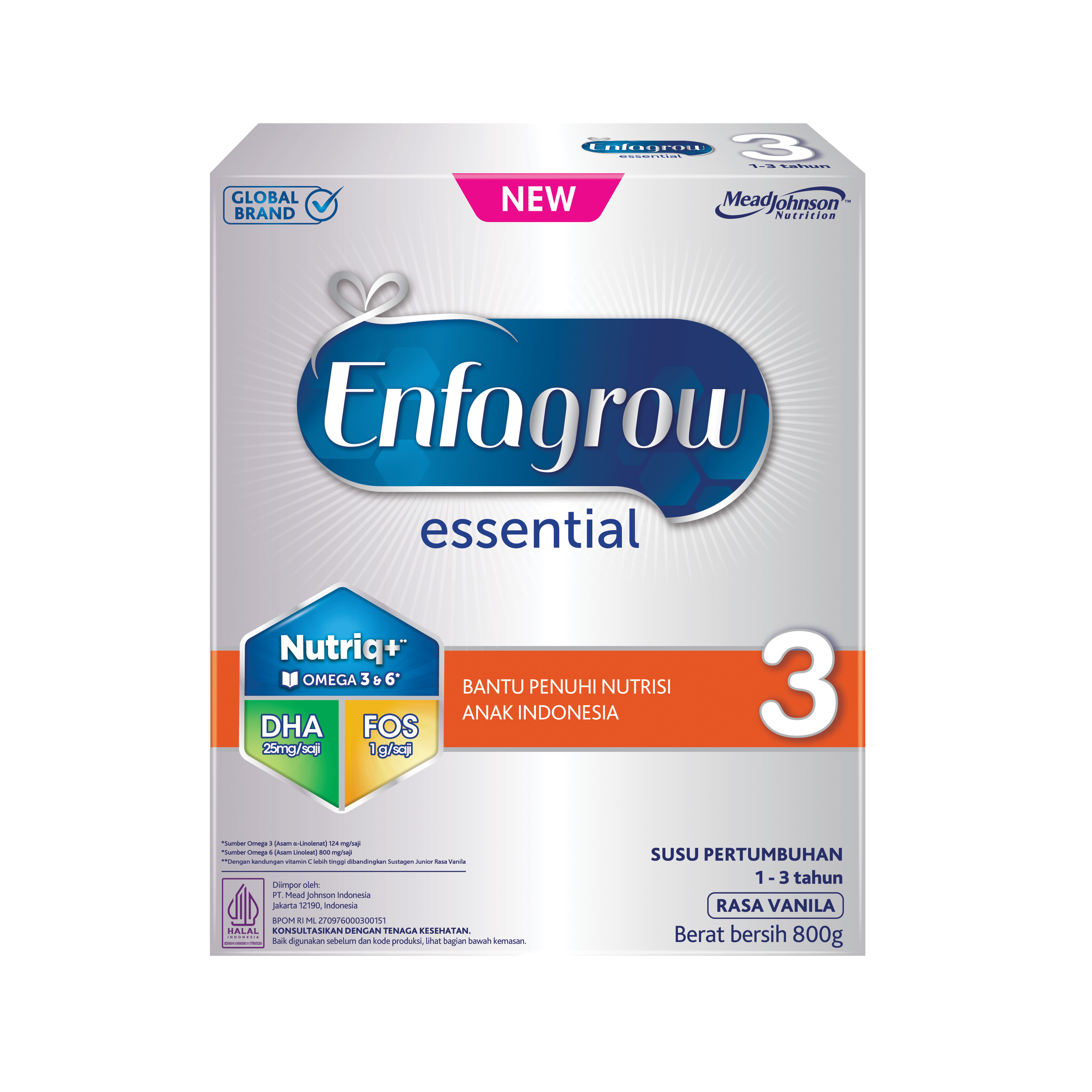 Enfagrow Essential Tahap 3 Original 800g