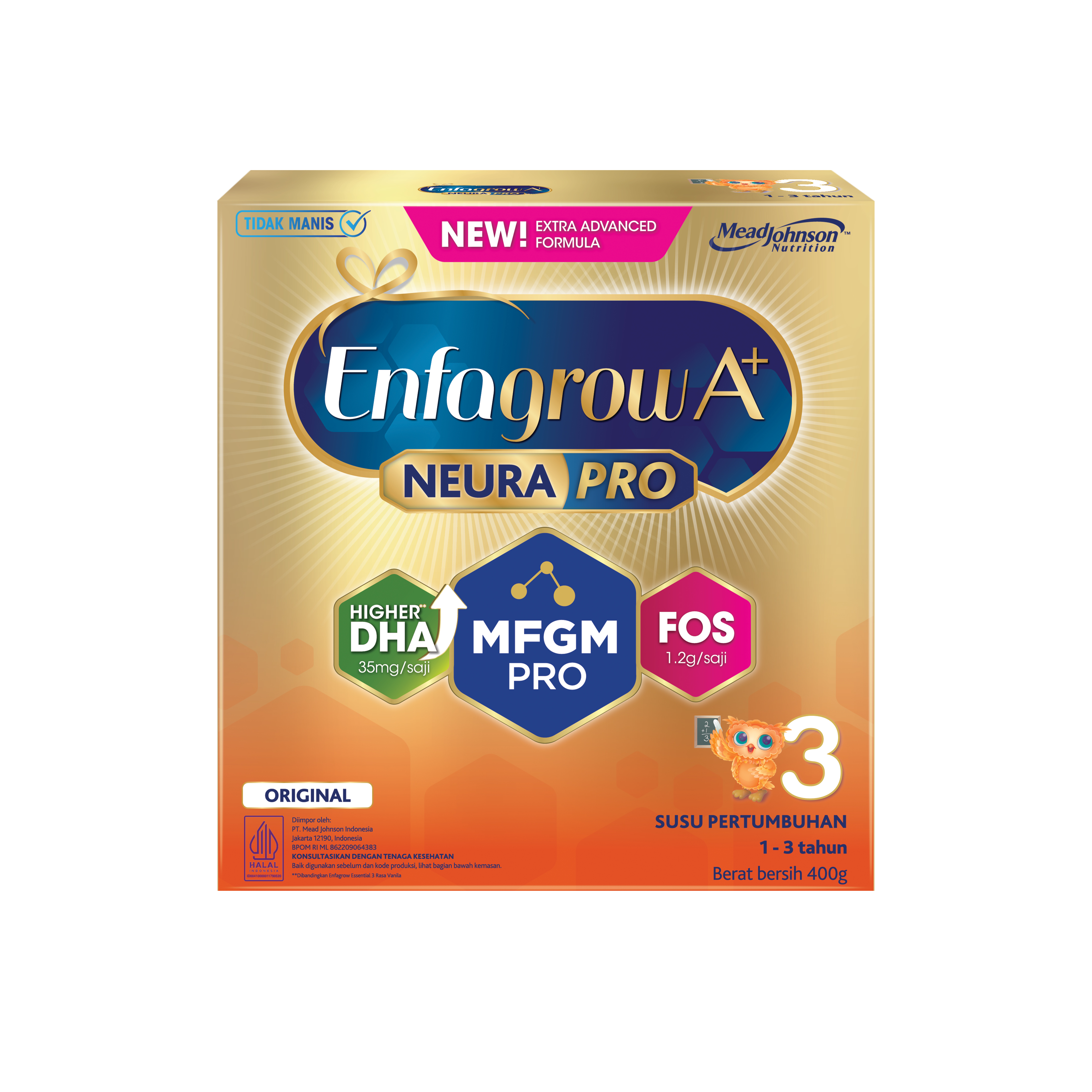 Enfagrow A+ MFGM Pro Tahap 3 Original 400g
