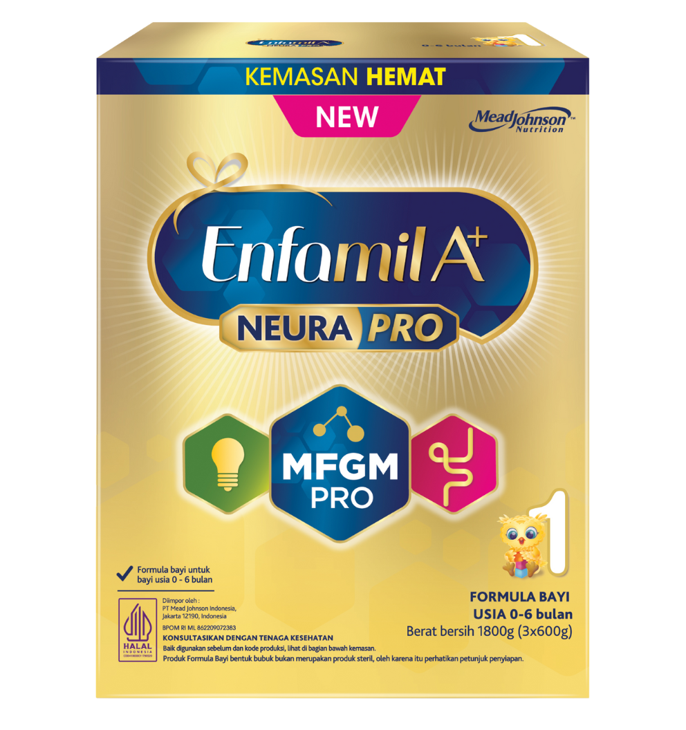 Enfamil A+ 1 Susu Formula Bayi 0 - 6 Bulan Plain 1800 gr