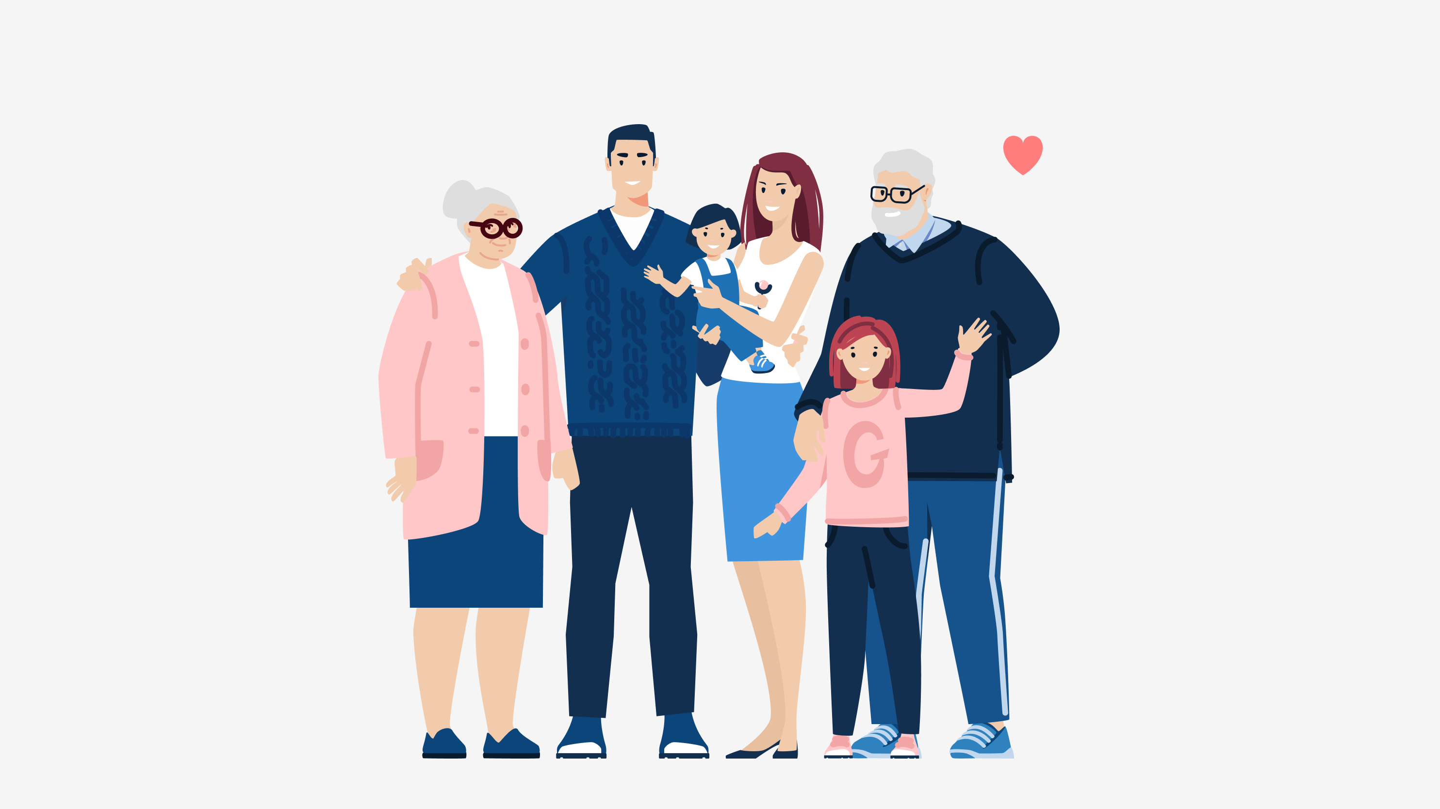 A happy family picture