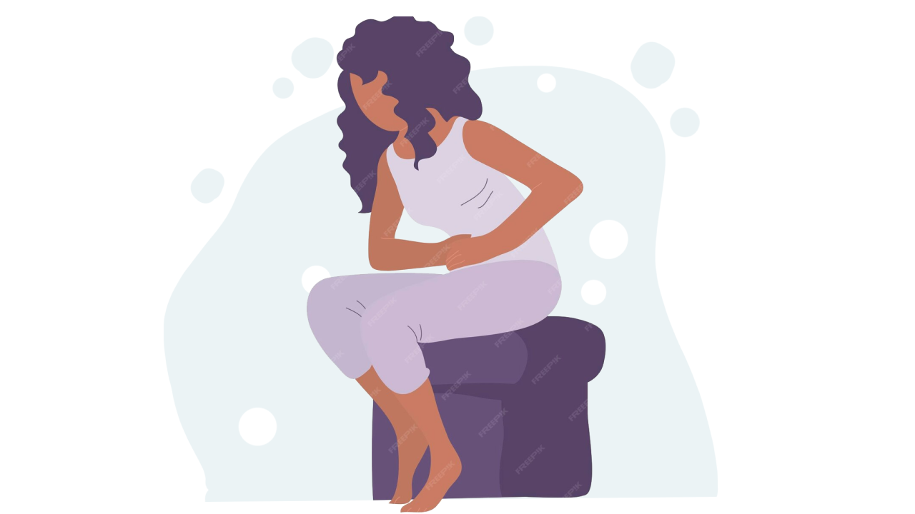 אישה הסובלת מתסמונת קדם וויסתית