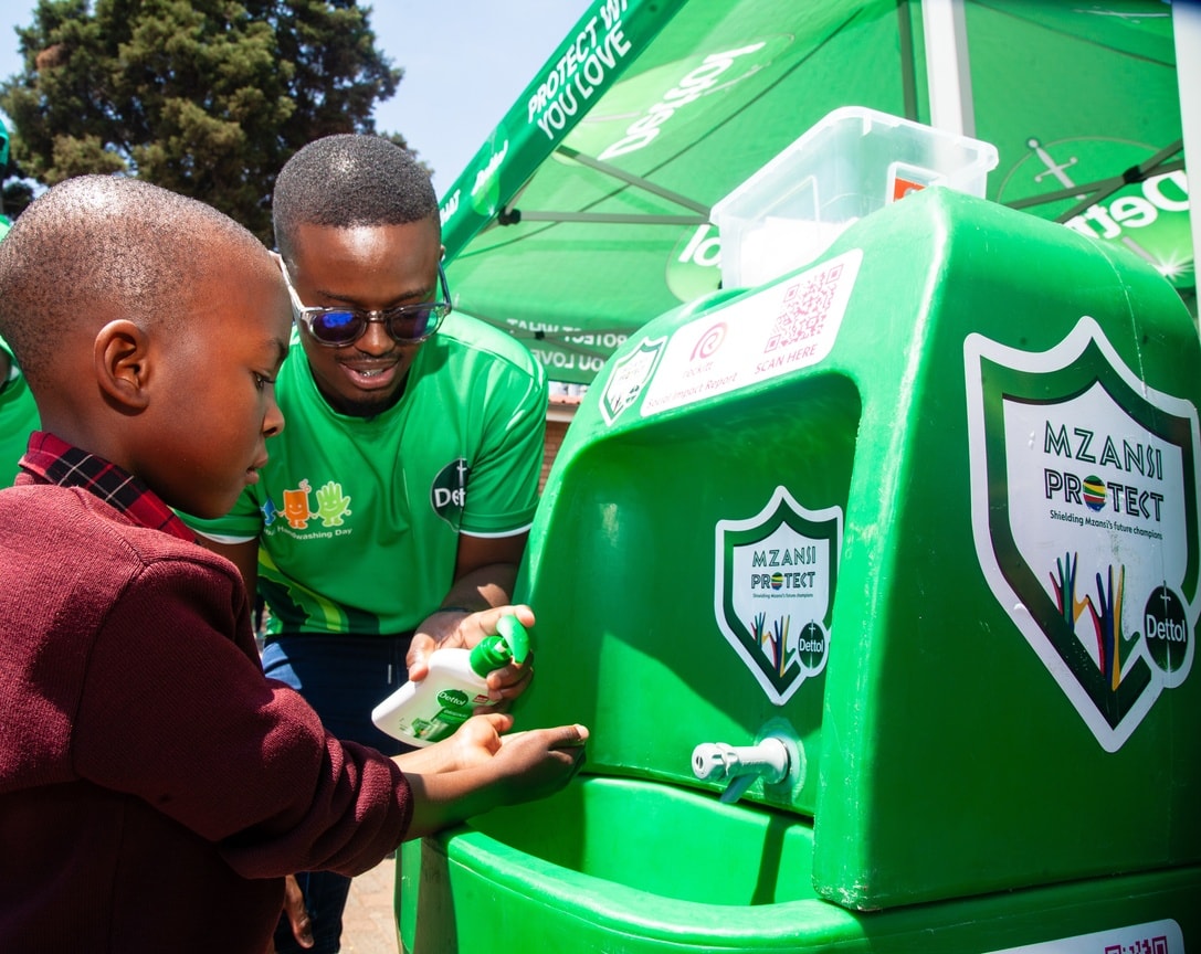 Dettol promotes hand hygiene and community health through the Mzansi Protect initiative in South Africa