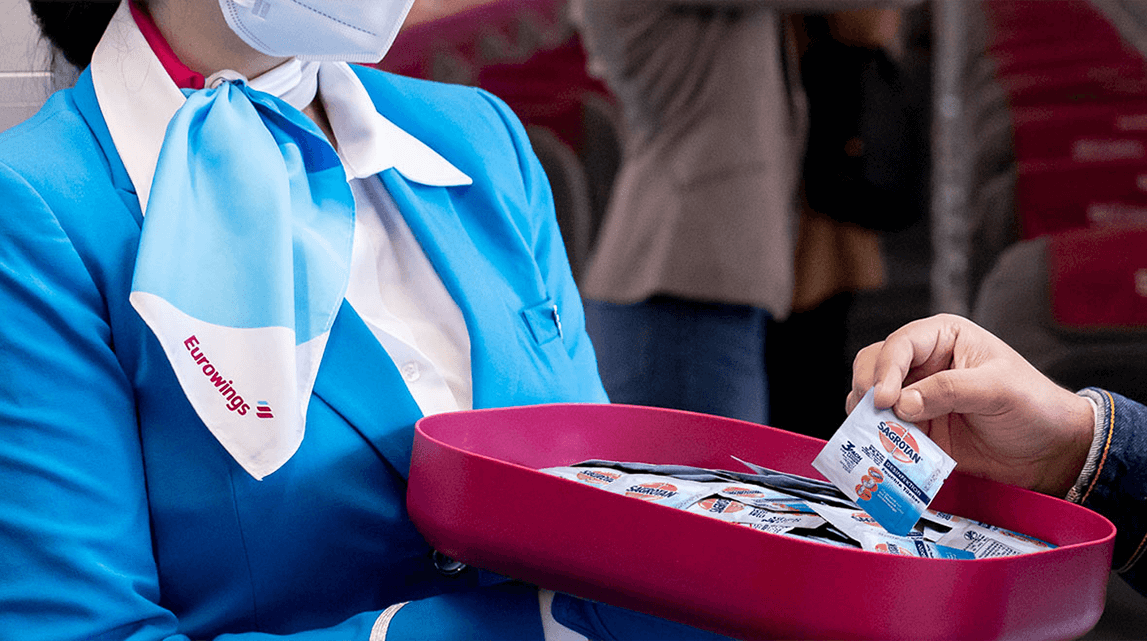 Sagrotan and Eurowings partnership announced