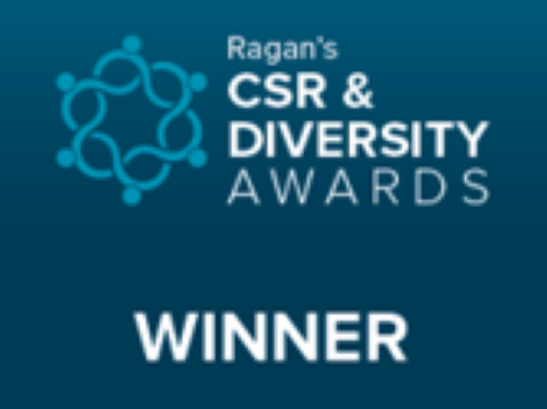Ragan's CSR & Diversity Awards winner badge recognizing achievement in corporate social responsibility and diversity initiatives