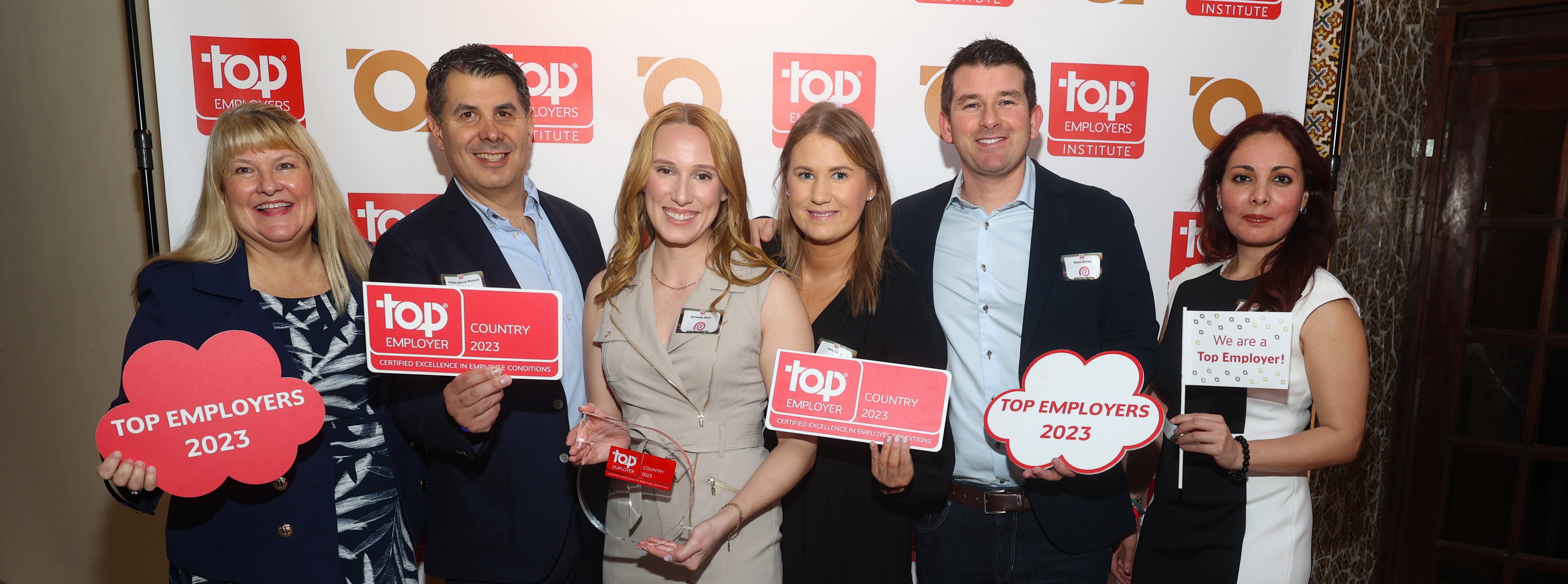 We're delighted to be recognized as a Top Employer for 2023!