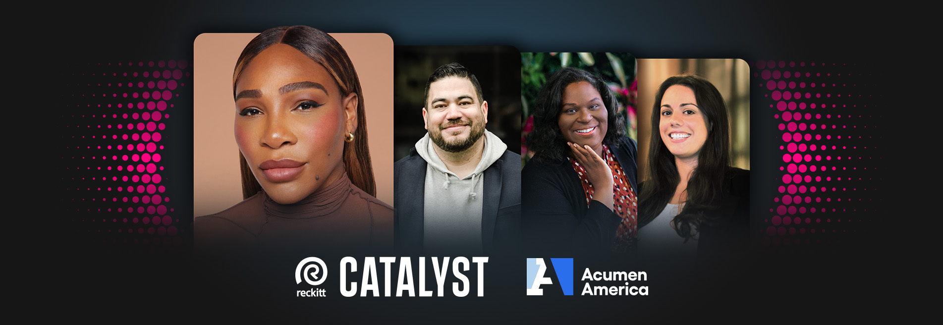 Reckitt Catalyst and Acumen America speaker banner