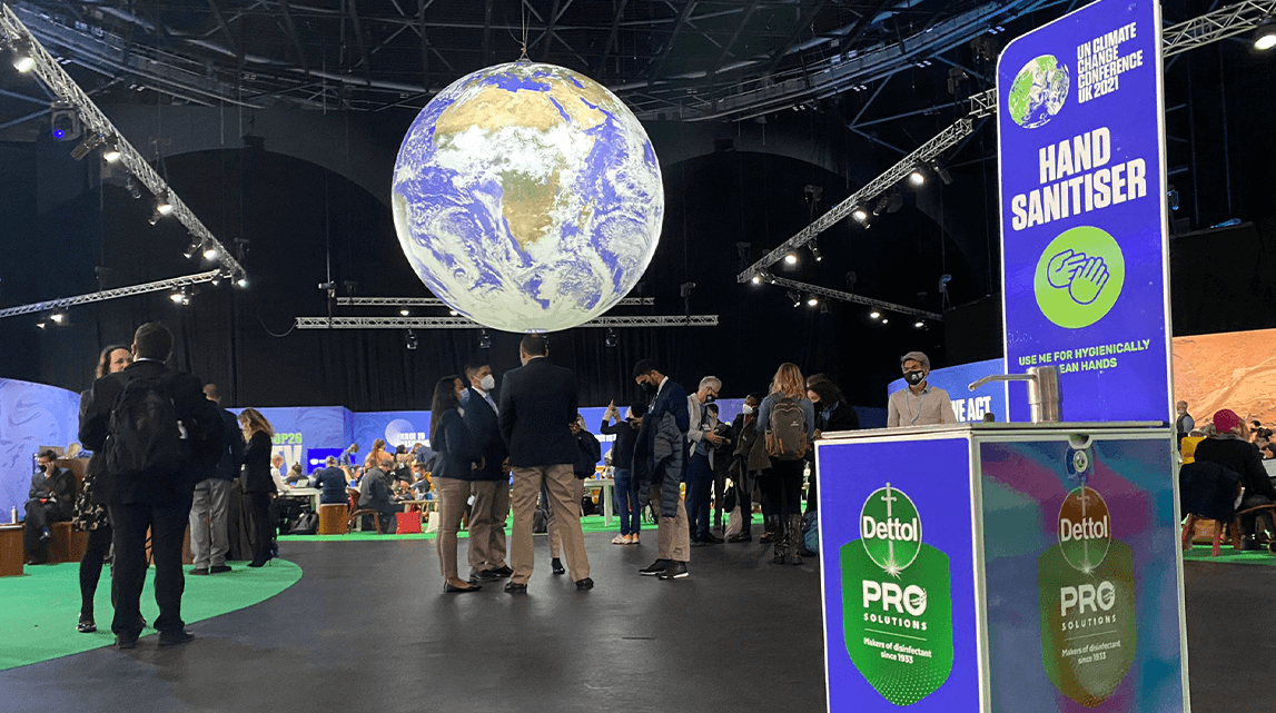 Reckitt - The official hygiene partner of the COP26 climate change conference