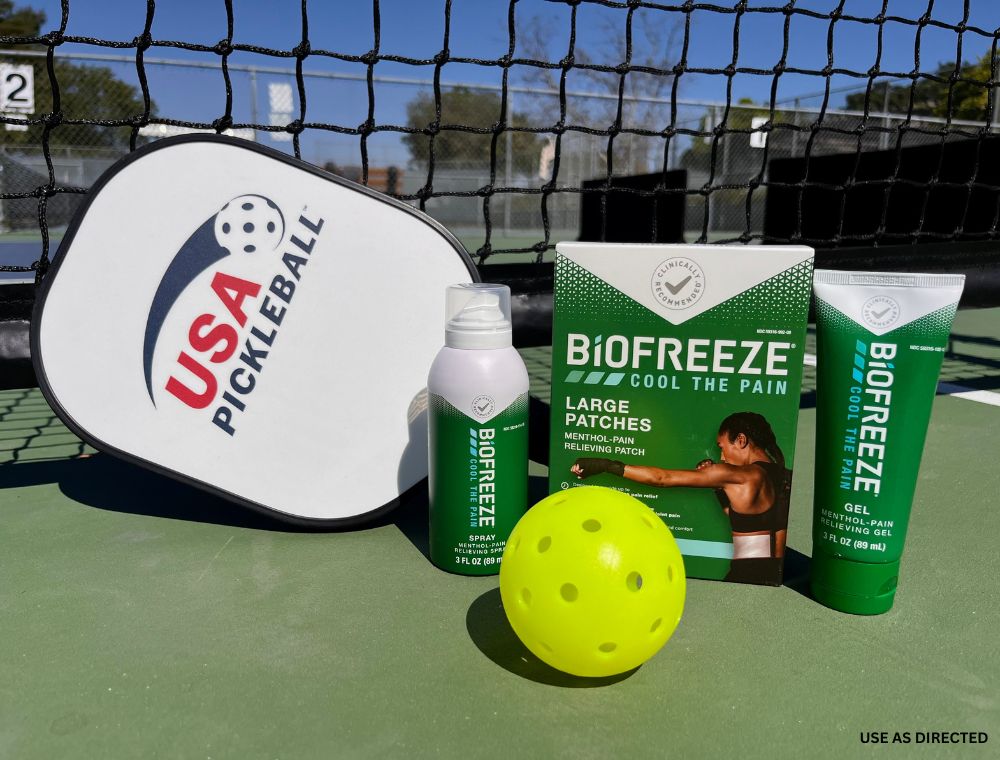 USA Pickleball Inks Multi-Year Partnership with Pain Reliever Biofreeze