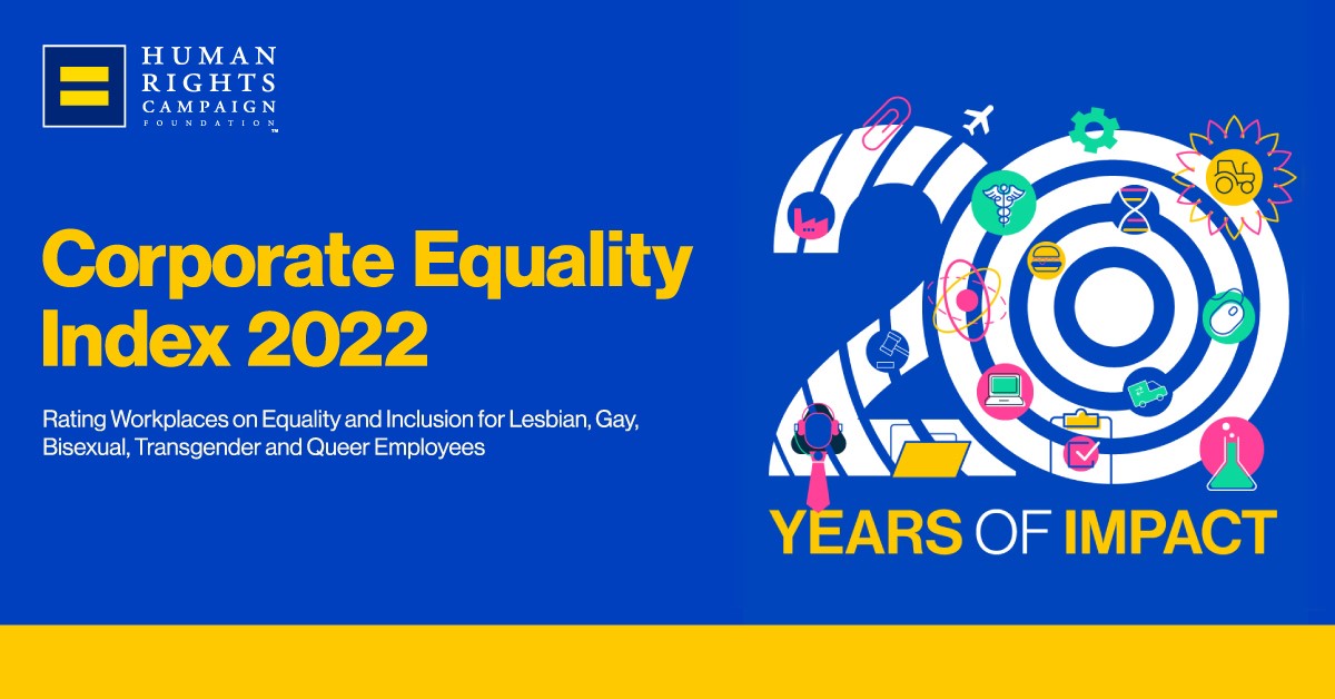 Reckitt Earns 95 Out Of 100 In Human Rights Campaign Foundation's 2022 Corporate Equality Index On LGBTQ+ Workplace Equality