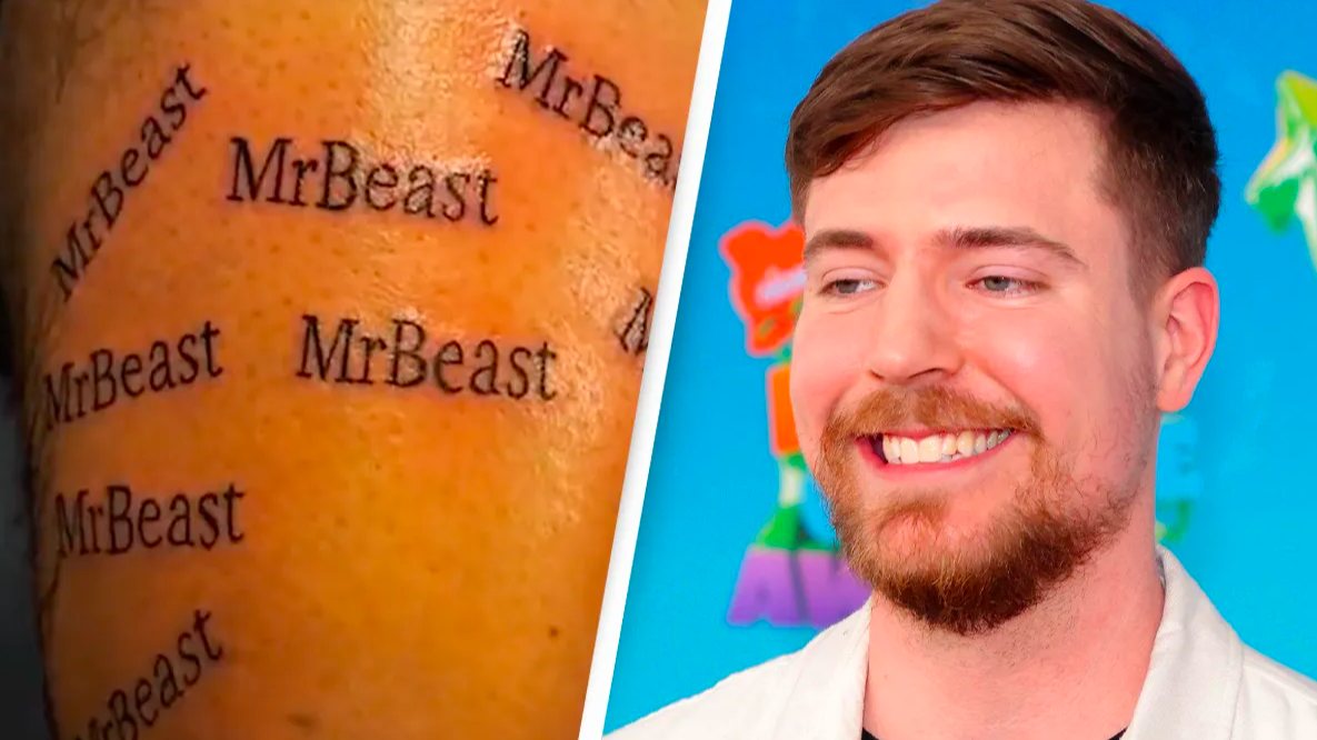 MrBeast roasts fan for getting his logo tattooed on his leg - Dexerto