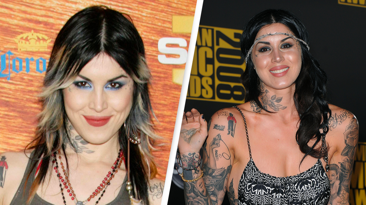 Kat Von D Tattooing Her Skin Completely Black To Cover Up Occult