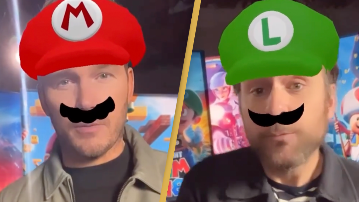 Chris Pratt joins Luigi co-star Charlie Day as he appears to troll