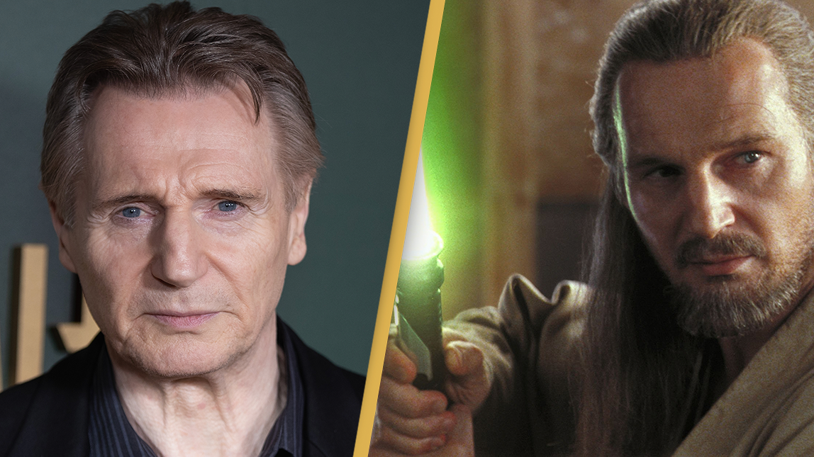 Liam Neeson Was Asked to Stop Making 'Lightsaber Noises' While Filming Star  Wars: The Phantom Menace - IMDb