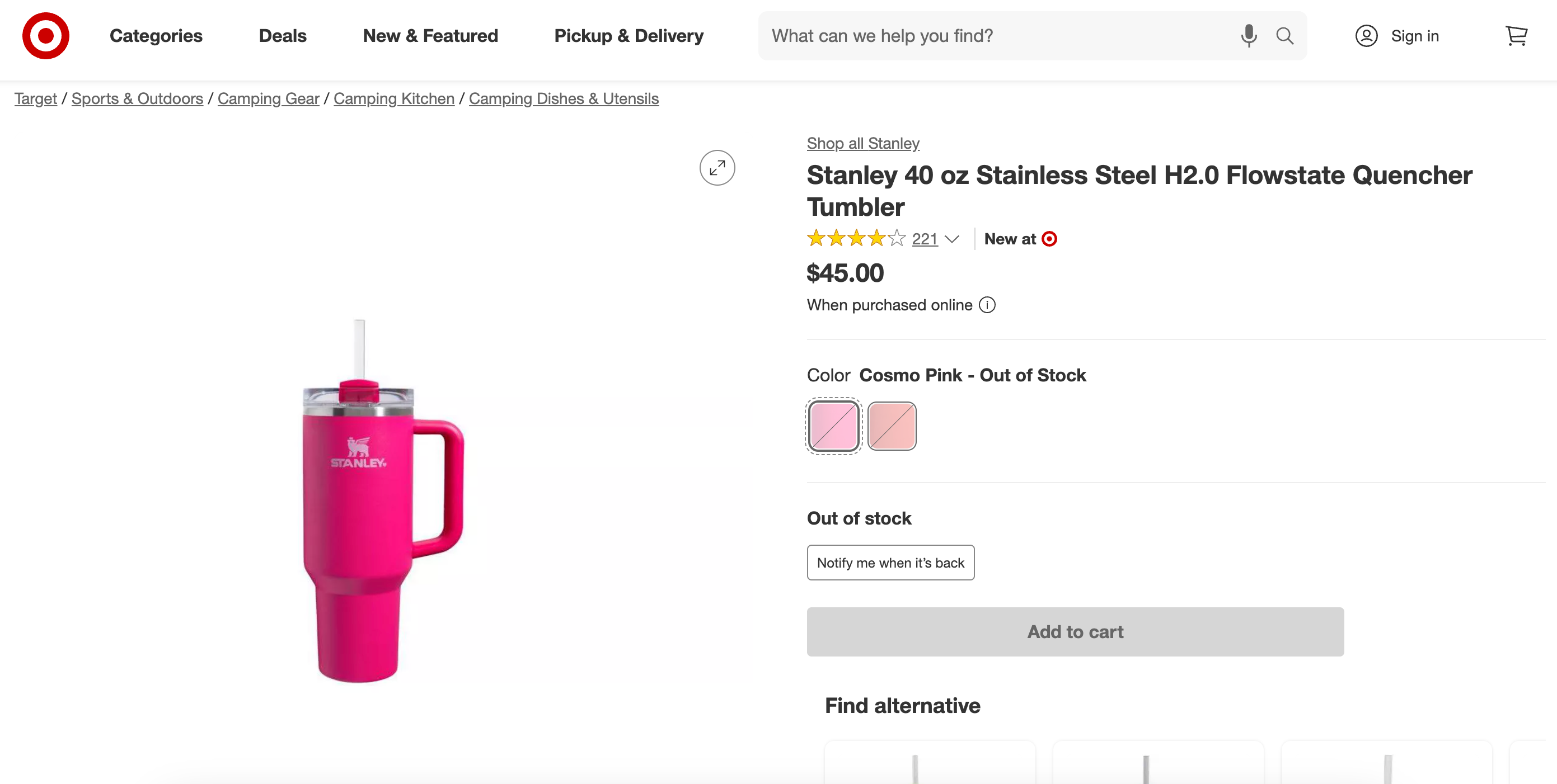 Wild scenes see shoppers 'getting trampled' to buy limited edition Stanley  cup after lining up at 3am