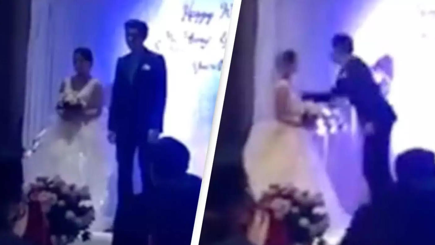 Groom interrupts his own wedding to expose his bride cheating with her  brother-in-law