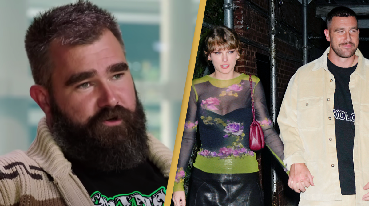 Jason Kelce Jokingly Weighs In On Taylor Swift & Travis Rumors