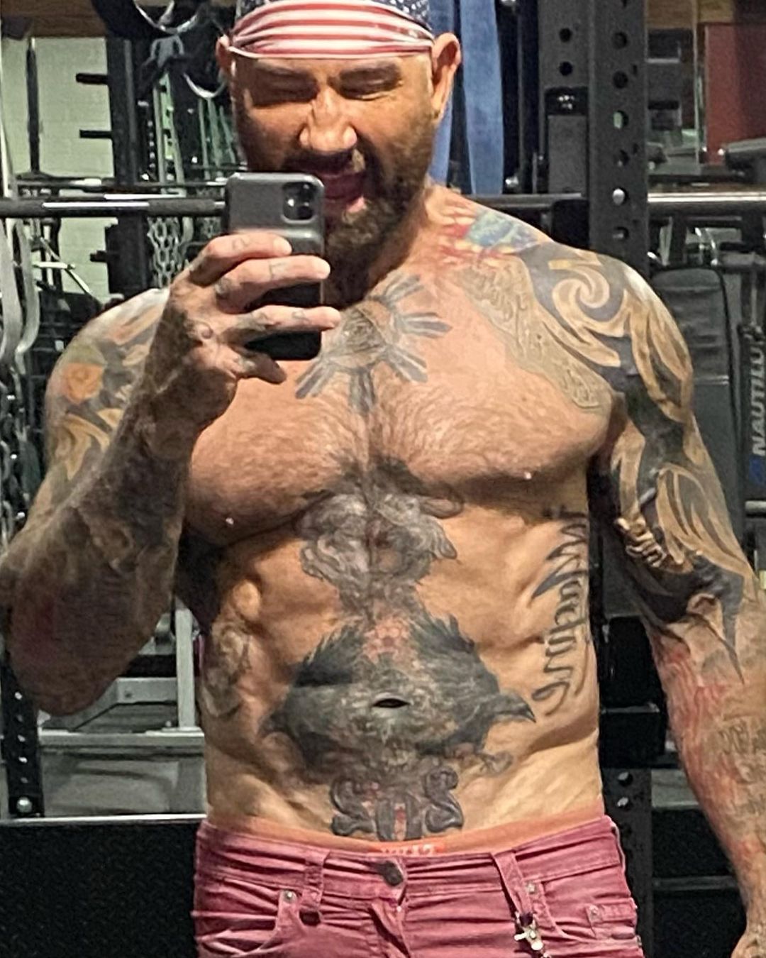 Dave Bautista Shows Off Giant New Tattoo Of 'New Lady' In His Life