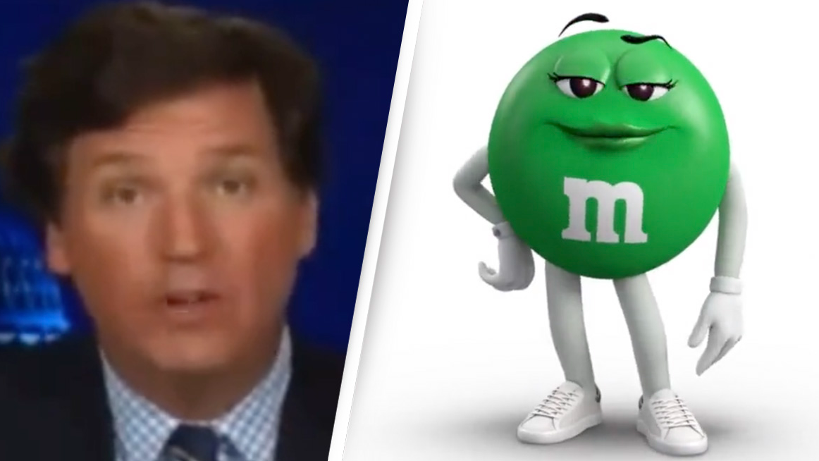 Tucker Carlson's Green M&M Controversy Gets Bizarre Response From