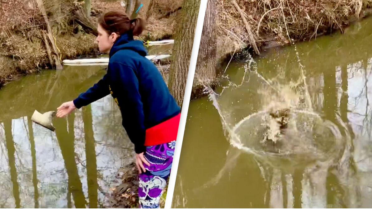 Grim video shows scale of contamination of Ohio's water after it was