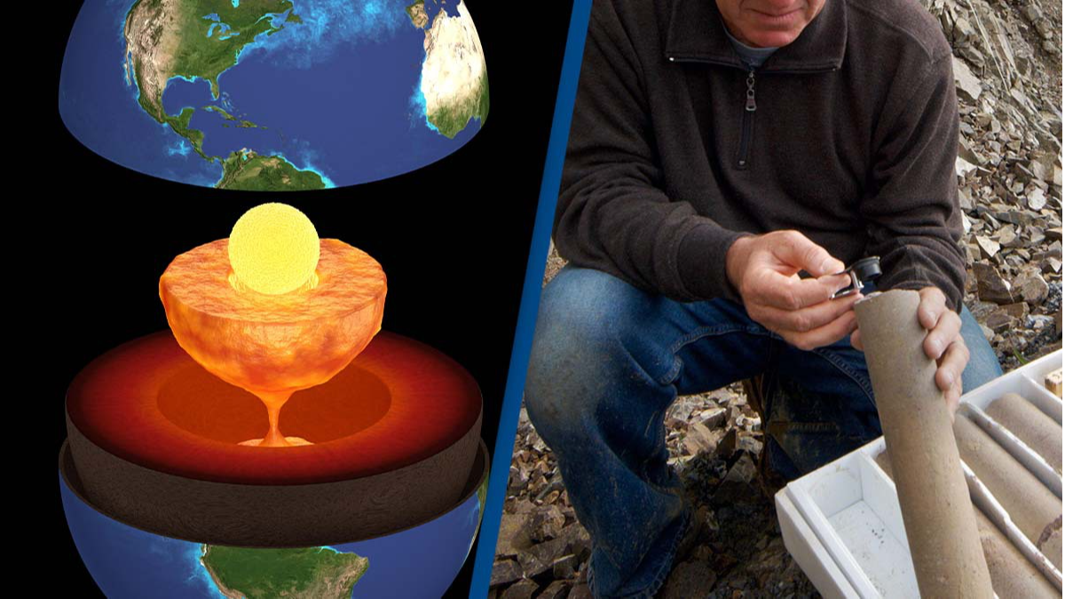 Scientists have discovered a solid metal ball inside Earth's core