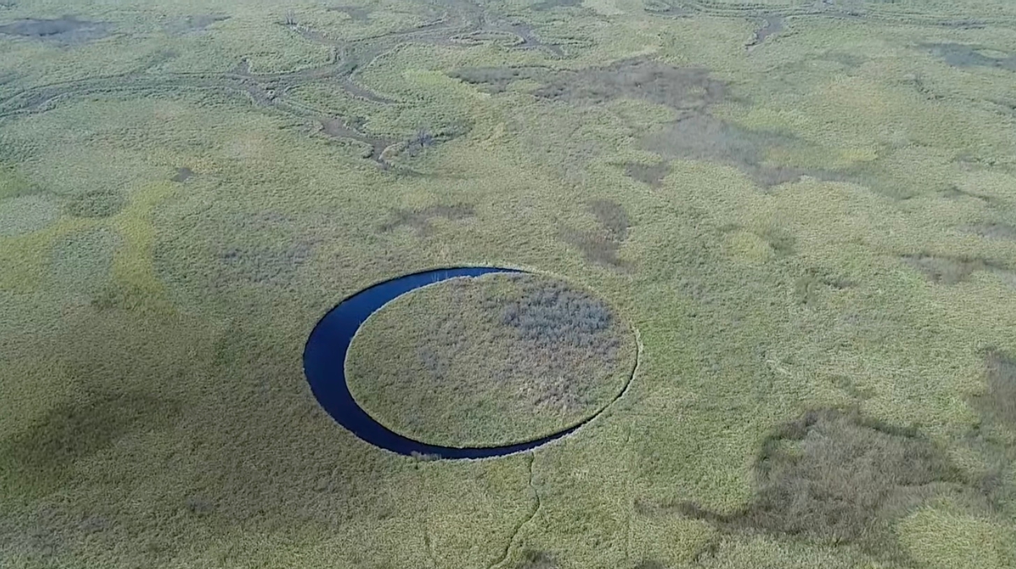 There's a circular island that floats and rotates but nobody's exactly sure  how