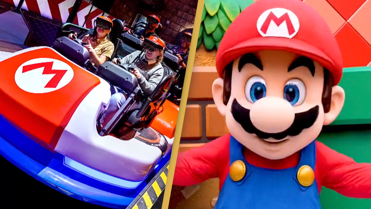 Mario Kart theme park ride warns plus-sized riders they might not be allowed on