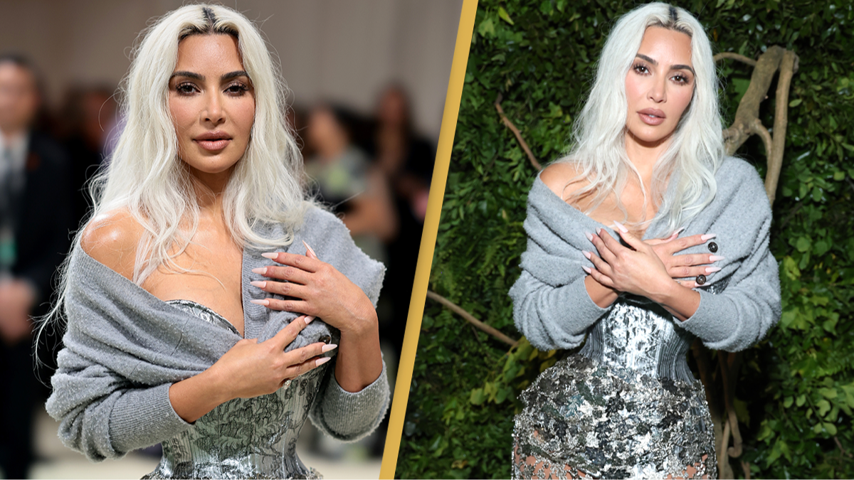 People think Kim Kardashian had a 'wardrobe malfunction' after she wore  'raggedy' sweater to Met Gala - News - UNILAD