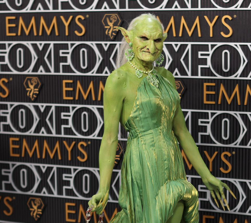 Mysterious Green Goblin Puzzles on Emmys Red Carpet: Who Is It