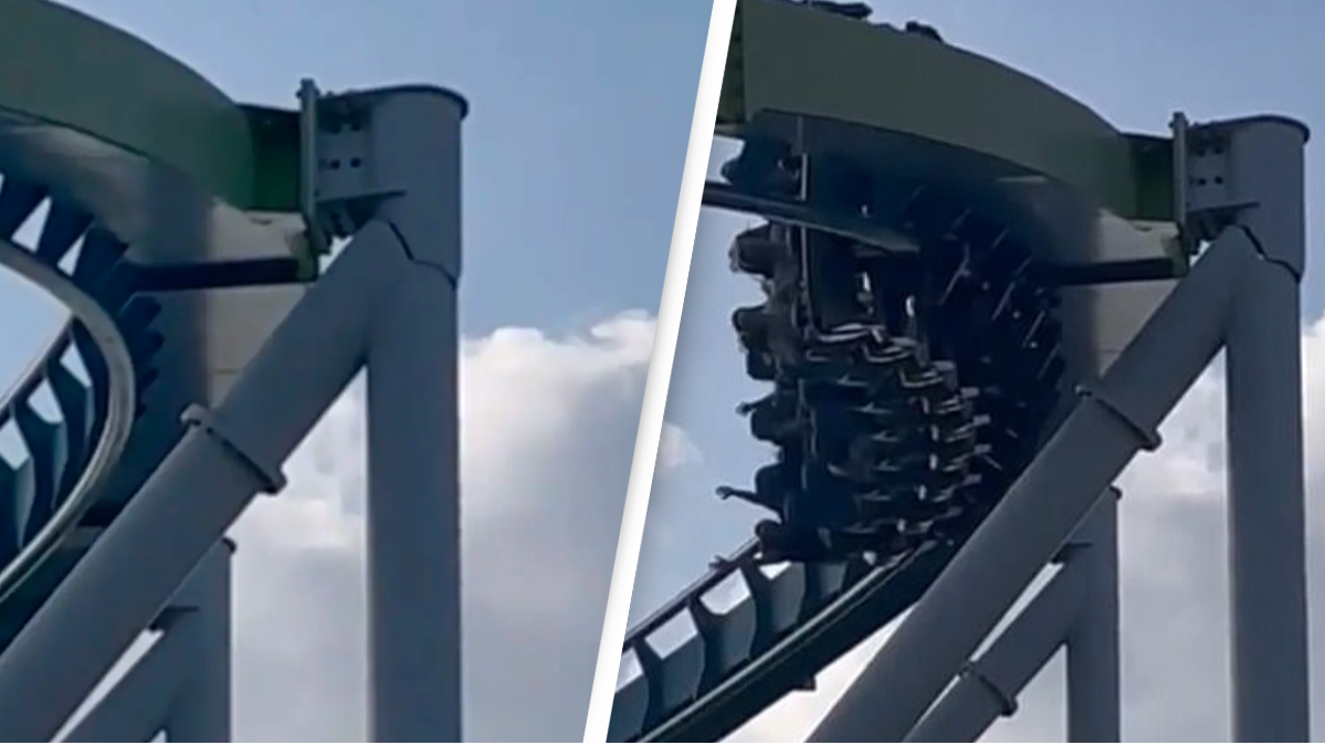 Amusement park shuts down rollercoaster after social media user