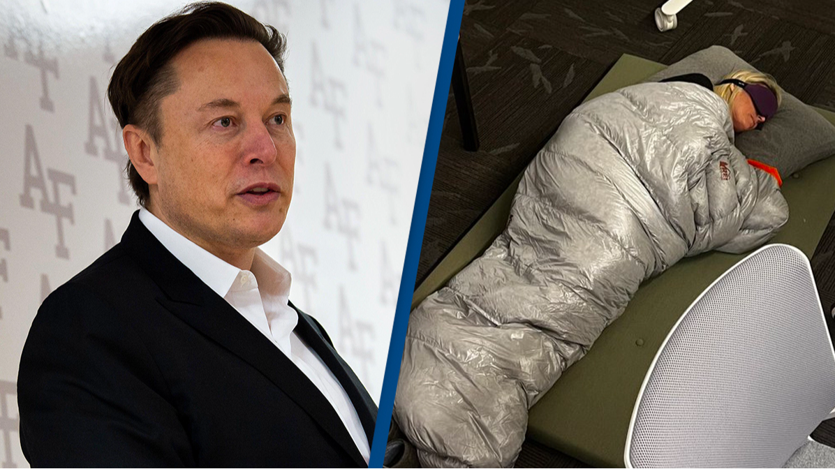 Twitter employee seen sleeping on office floor as Elon Musk pushes tight deadlines - News - UNILAD