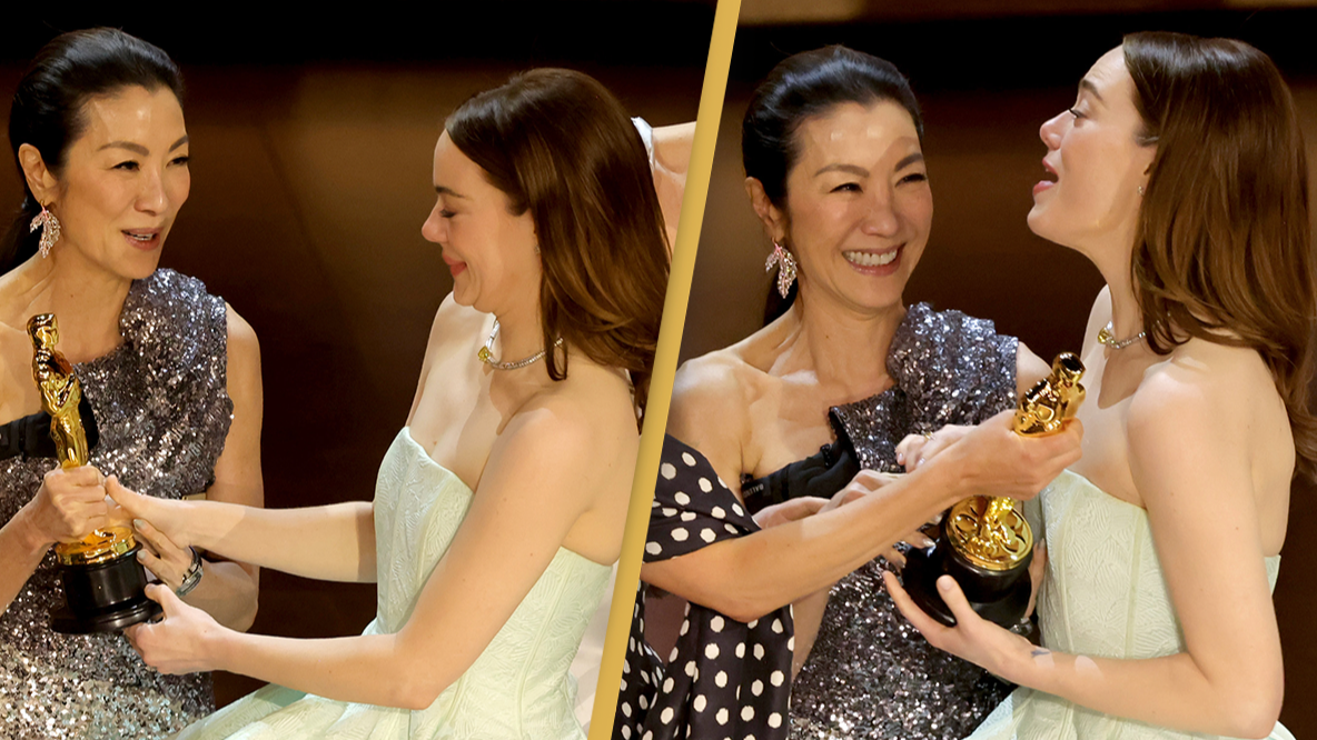 Michelle Yeoh addresses awkward interaction with Emma Stone after