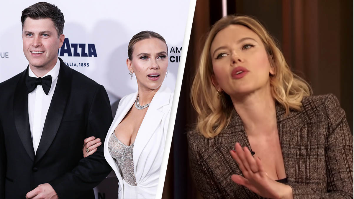 Scarlett Johansson Reacts to Viral Video of Woman Vanishing Behind Her -  Parade