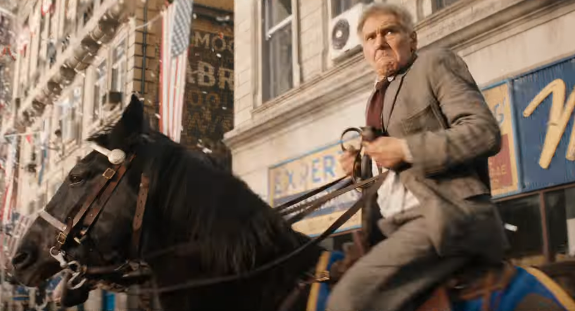 IMDb on X: Making Harrison Ford laugh is like climbing Mount Everest 🏔️👀  Watch as we go #OnTheScene with the cast of Indiana Jones and the Dial of  Destiny!  / X