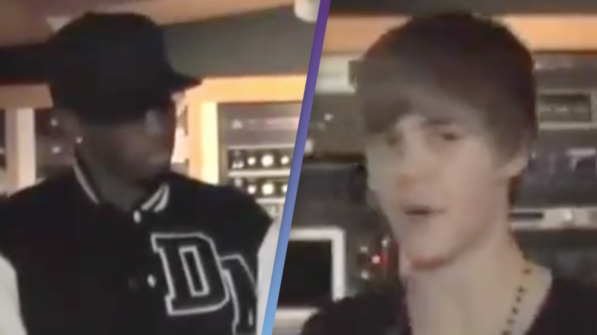 Justin Bieber Jerk Off - Video of Diddy asking 17-year-old Justin Bieber incredibly awkward question  is creeping people out